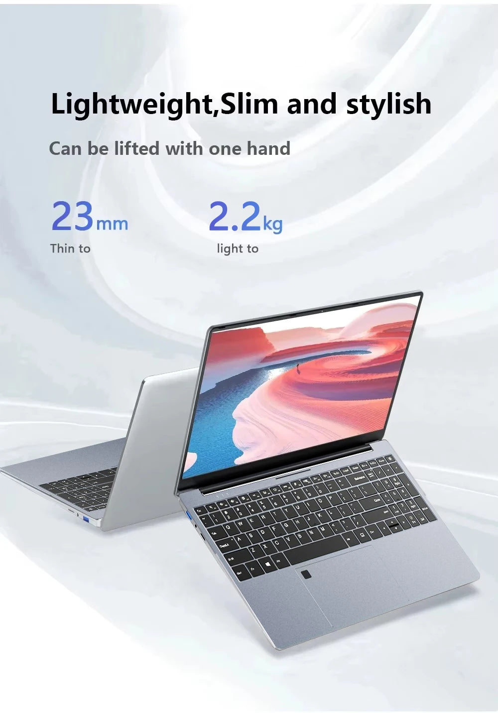 2026 15.6" Windows 11 Pro Laptop Computer Intel Core i9 10980HK 16GB 1TB Laptops Office Computer Fingerprint Unlock Notebook PC