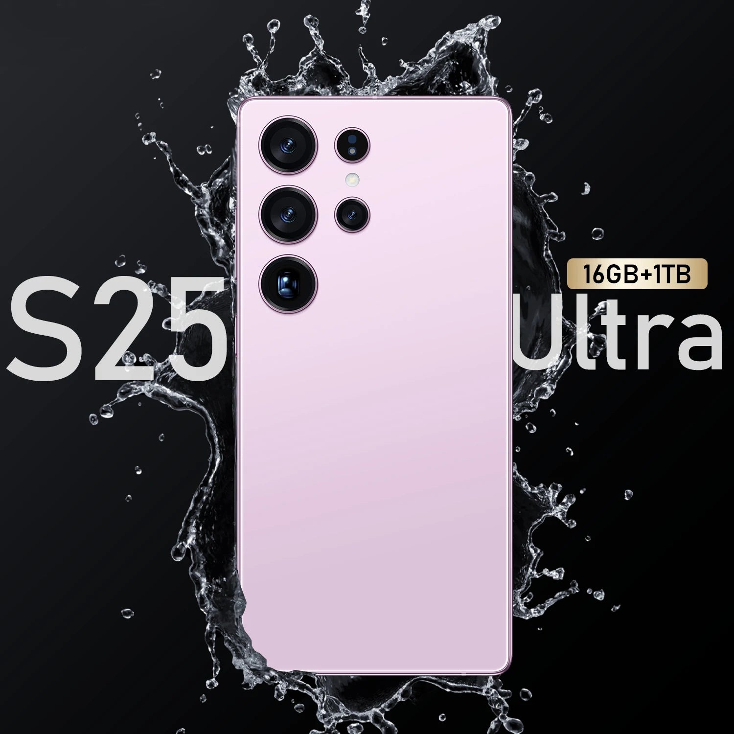 Global Version S25 Ultra 5G Smartphone Android 16 16GB+1TB 7.3 Inch 72+108MP HD Beauty Camera Unlocked Gaming Mobile Phone