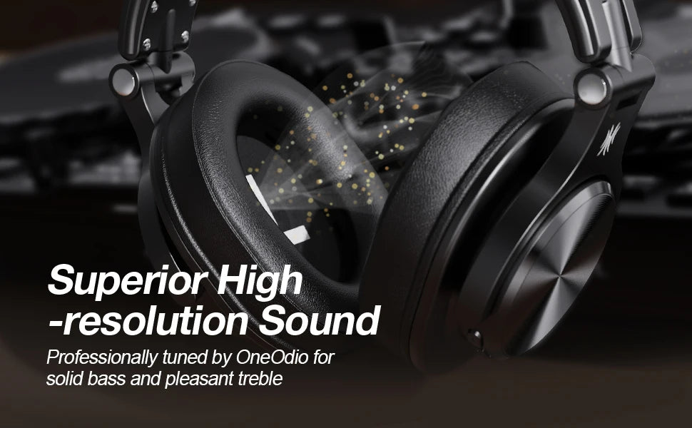 A70 Headset Super Bass 650mAh Battery Noise Canceling 40mm Driver Headphone Detachable Cable Over Ear DJ Headphone  Professional