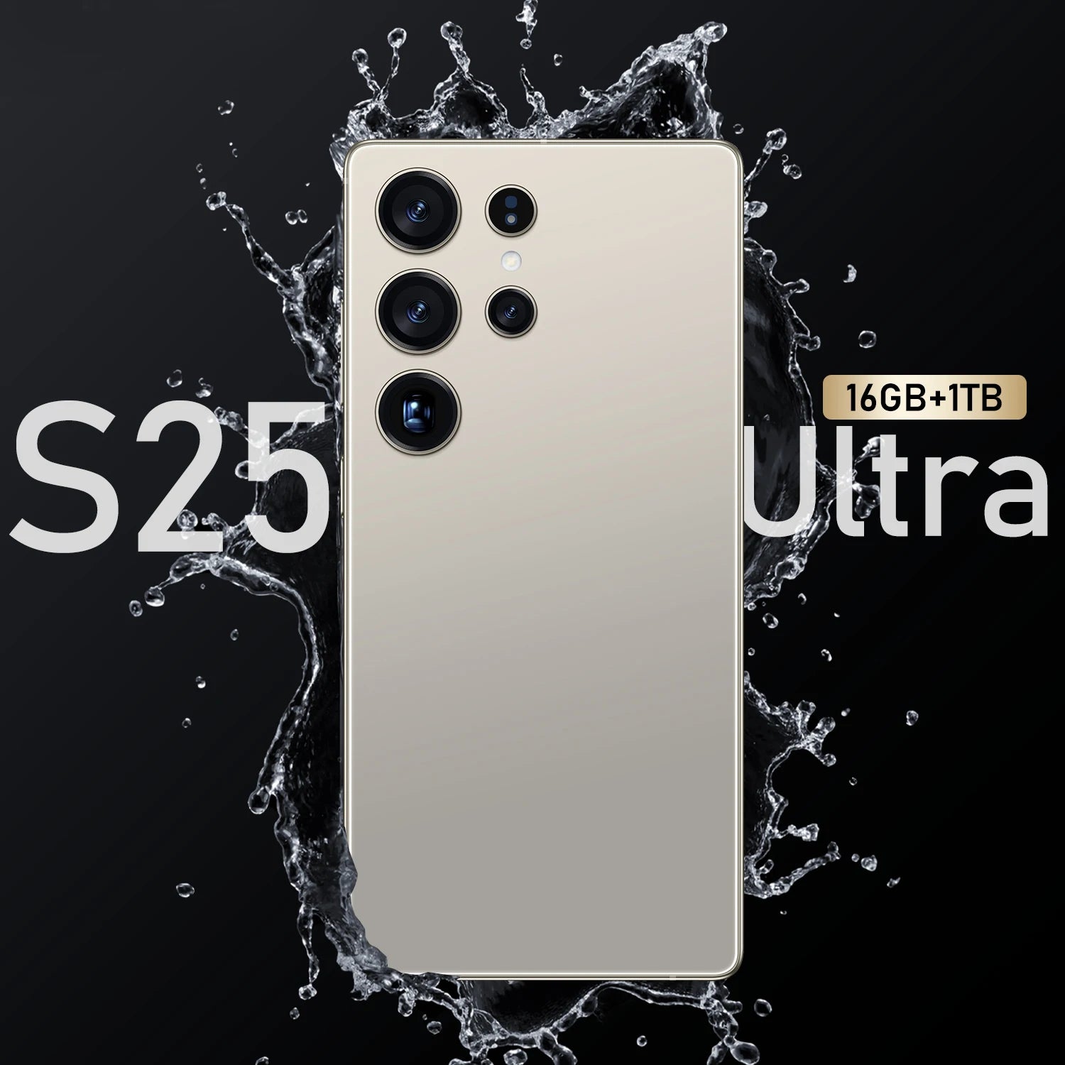 Global Version S25 Ultra 5G Smartphone Android 16 16GB+1TB 7.3 Inch 72+108MP HD Beauty Camera Unlocked Gaming Mobile Phone