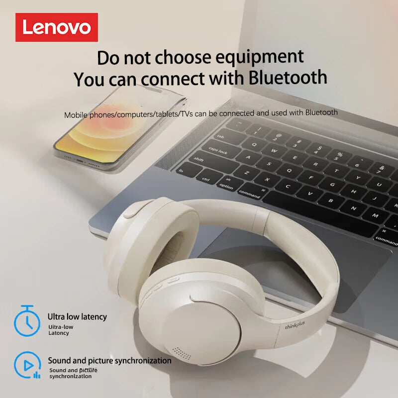 ANC Wireless Hifi Microphone Noise Cancelling Music Gaming Bluetooth 5.4 Sports Headphone