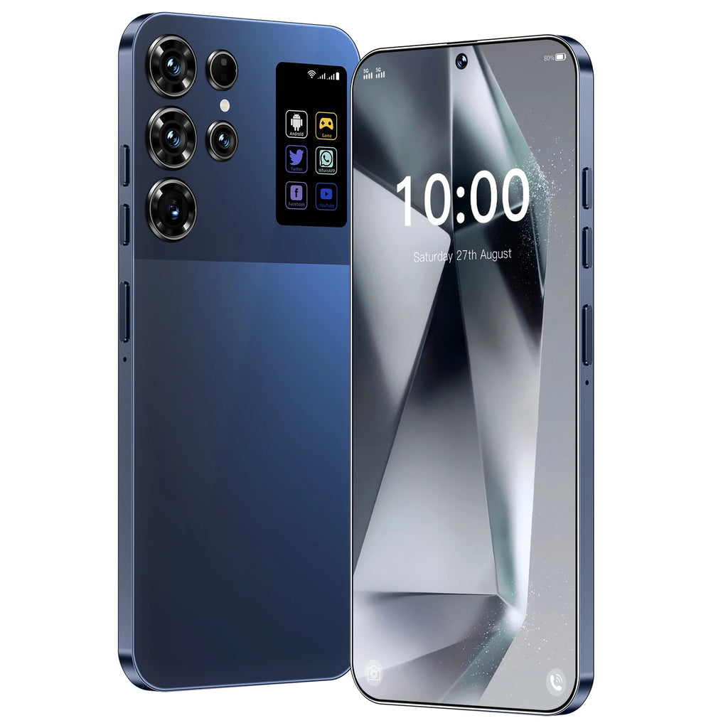 New S26 Ultra 5G Android 14 Smartphone HD Screen 7800mAh Battery Dual SIM Original Gaming Cell Phone