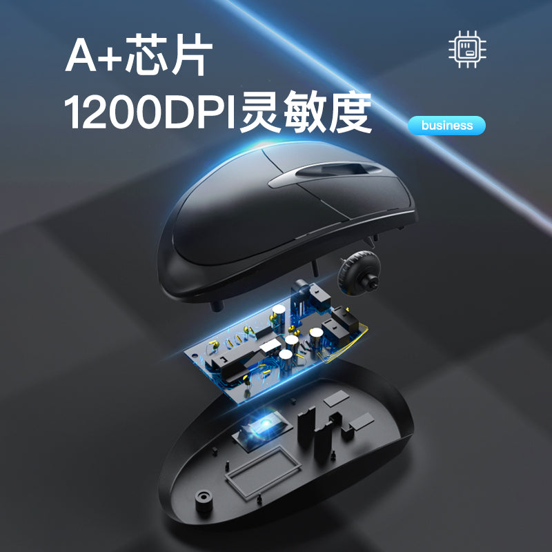 In-Stock Computer Mouse 1.5m Wired Silent Keyboard and Mouse Set for Desktop and Laptop, Office Silent Mouse