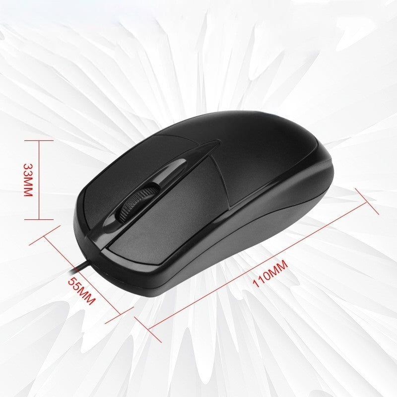 In-Stock Computer Mouse 1.5m Wired Silent Keyboard and Mouse Set for Desktop and Laptop, Office Silent Mouse