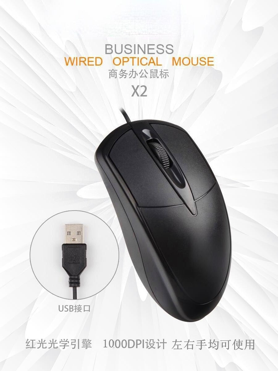 In-Stock Computer Mouse 1.5m Wired Silent Keyboard and Mouse Set for Desktop and Laptop, Office Silent Mouse