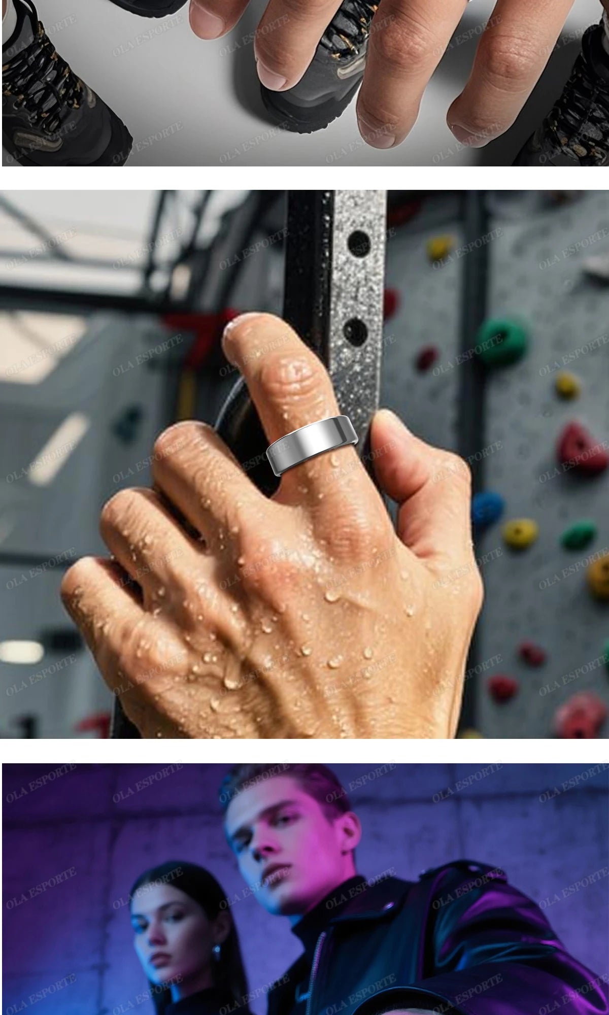 New R09 Smart Ring Men Women with Charging Case,Heart Rate Blood Oxygen,Skin Temperature Monitor,5ATM Waterproof For Android IOS