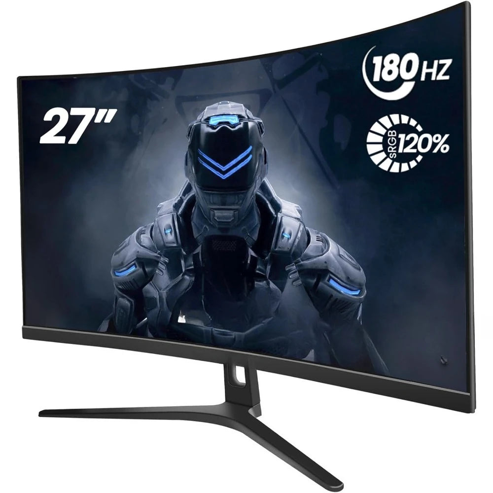 US Shipping Curved Gaming Monitor 27 Inch FHD 1920x1080 144Hz 180Hz VA Display 120% sRGB AMD FreeSync HDMI DP Wall Mount