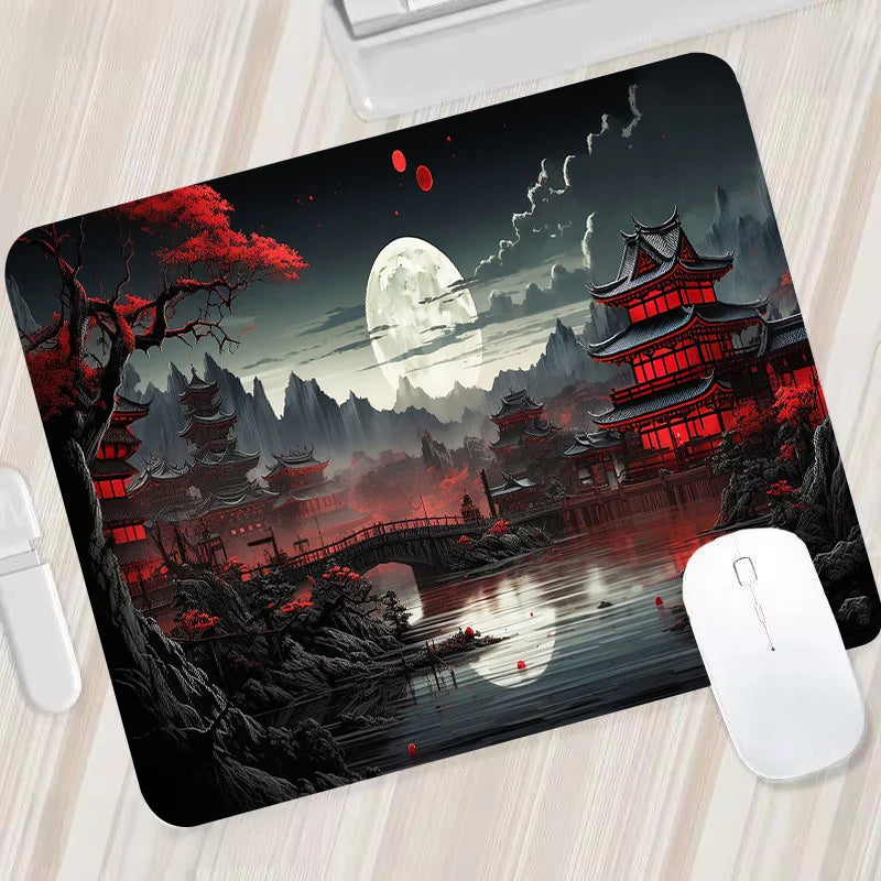 Night Moonlight large cool mouse pad laptop non-slip esports office desk mat game player mousepad mini PC desktop accessories