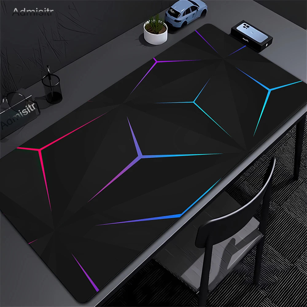 Hexagon Large Gaming Mousepads Design Mouse Pad Computer Mousepad Desk Mat 90x40cm Desk Pads For PC Keyboard Mats Table Rug Xxl