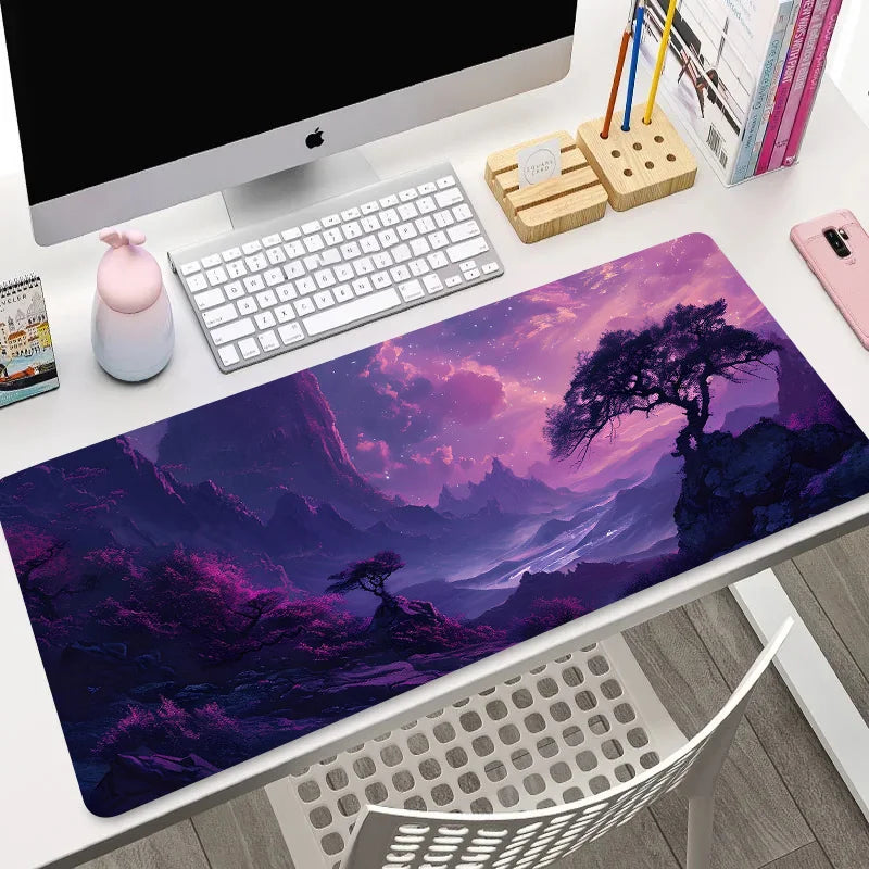 Night Moonlight large cool mouse pad laptop non-slip esports office desk mat game player mousepad mini PC desktop accessories