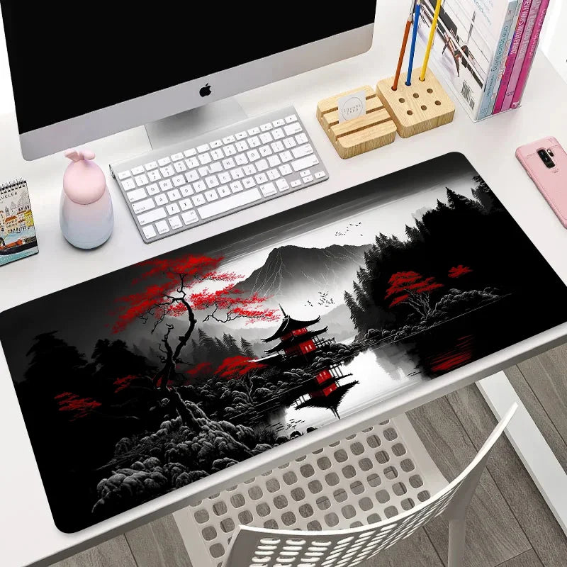Night Moonlight large cool mouse pad laptop non-slip esports office desk mat game player mousepad mini PC desktop accessories