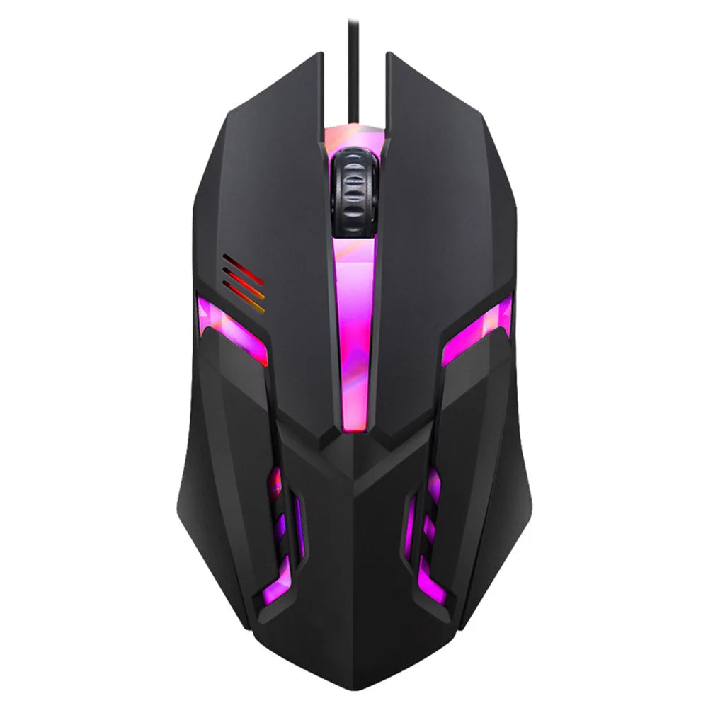 Esports USB Wired Mouse, Colorful LED Gaming Mouse, Wired Optical Mouse, Suitable for Desktop and Laptop Computers