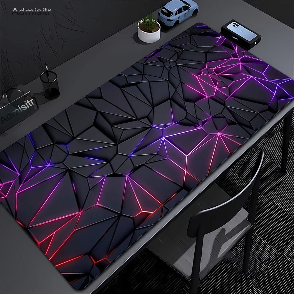 Hexagon Large Gaming Mousepads Design Mouse Pad Computer Mousepad Desk Mat 90x40cm Desk Pads For PC Keyboard Mats Table Rug Xxl